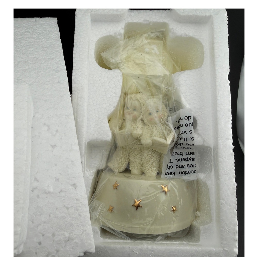 Department 56 Snowbabies-Perfect Harmony Music Box, 56.06942 Silver Bells, NEW